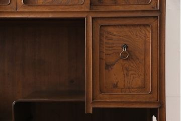 京都産の茶棚の見た目を変えずに綺麗にリペア!(茶箪笥、収納棚、戸棚、重ね箪笥、水屋箪笥、キャビネット)