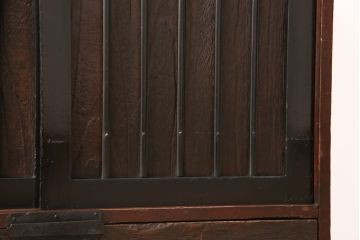 明治期の松本小箪笥をリペア&カスタム!木製脚を取り付け、全体を1トーン落ち着いた色味に着色仕上げ。(収納棚、戸棚、キャビネット、リビングボード、小物収納、小引き出し)