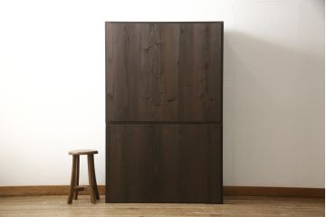 重ね水屋箪笥をリペア&カスタム!引き違い戸の金網をクリアガラスに変更。(収納棚、戸棚、食器棚、キャビネット)