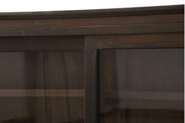 戸棚をリペア&カスタム!ヒノキ無垢材の天板を取り付け、現状の色味に合わせて着色し、ワックスで仕上げ。(収納棚、キャビネット、サイドボード)