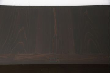 収納箪笥サイドボードをリペア&カスタム!奥行きをリサイズし、金具を銅色に塗装。本体は1トーン落ち着いた色味に着色仕上げ。(収納棚、戸棚、収納箪笥、水屋箪笥、引き出し)