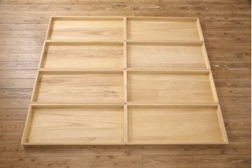 加茂桐箪笥をリペア&カスタム!内部はそのままに、外側を青みがかったダークグレーにペイント仕上げ。(並厚、着物箪笥、和タンス、収納箪笥、衣装タンス)