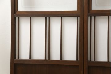 障子戸4枚をリペア&カスタム!リサイズし、戸車・引手金具を取り付け。障子はプラスチック障子に張り替え。現状に近い色味に着色仕上げ。(引き戸、建具)