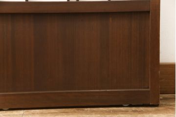 障子戸4枚をリペア&カスタム!リサイズし、戸車・引手金具を取り付け。障子はプラスチック障子に張り替え。現状に近い色味に着色仕上げ。(引き戸、建具)