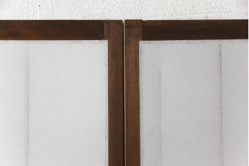 障子戸4枚をリペア&カスタム!リサイズし、戸車・引手金具を取り付け。障子はプラスチック障子に張り替え。現状に近い色味に着色仕上げ。(引き戸、建具)