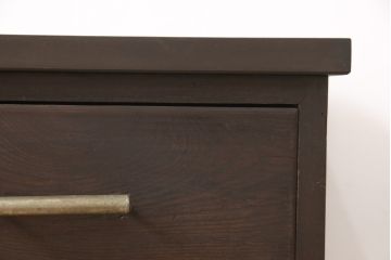 昭和初期の和タンスをリペア&カスタム!木製脚とヒノキ材の天板を取り付け、本体の色に合わせて着色し仕上げ。(衣装箪笥、引き出し、チェスト)