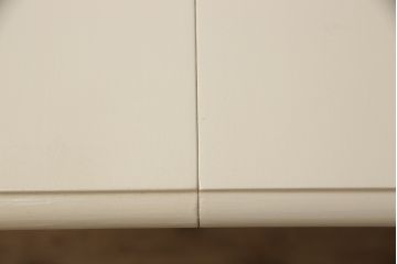 マホガニー材製のエクステンションテーブルをリペア&カスタム!アンティークのホワイトでペイント仕上げ。(ダイニングテーブル)