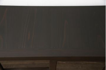 明治〜大正時代の戸棚をリペア&カスタム!建具はガラスをクリアガラスに交換し、引手とねじ込み錠を取り付け。天板は杉材に張り替え、内部は棚板を追加。(ガラス戸棚、キャビネット、収納棚、食器棚)
