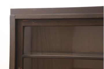 昭和中期のキャビネットの見た目を変えずに綺麗にリペア!清掃をし、天板補強と可動部の調整。風合いを最大限に残した仕上がりに。(戸棚、水屋箪笥、収納棚)