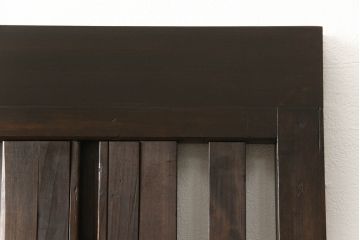 格子戸をリペア&カスタム!高さをリサイズし、吊り金具を取り付け加工。(引き戸、建具)