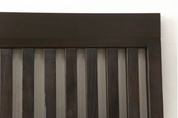 格子戸をリペア&カスタム!高さをリサイズし、吊り金具を取り付け加工。(引き戸、建具)