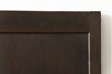 木製扉をリペア&カスタム!ローラー締まりを取り付け加工。(ドア、建具)