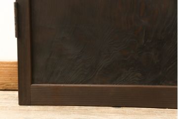 木製扉をリペア&カスタム!ローラー締まりを取り付け加工。(ドア、建具)
