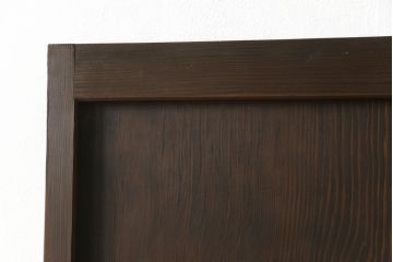 木製扉をリペア&カスタム!ローラー締まりを取り付け加工。(ドア、建具)