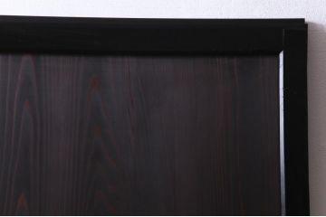 明治大正期の帯戸をリペア&カスタム!オリジナルのステンドグラスをはめ込み、木目を活かして着色仕上げ。(引き戸、板戸、ガラス戸、建具)