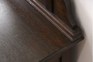 イギリスアンティークのドレッシングチェストをリペア&カスタム!鏡を面取り無しのものに変更。(サイドボード、サイドチェスト、キャビネット)