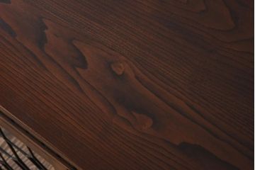 大正昭和初期のガラスキャビネットをリペア&カスタム!建具にオリジナルのステンドグラスを使用。(収納棚、戸棚、サイドボード、ガラスケース)