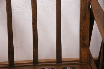 ヴィンテージの1人掛けソファ2脚をリペア&カスタム!指定の生地に座面を張り替え、脚部は強度とがたつきを調整。(アームチェア、椅子)