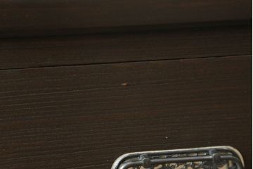 桐箪笥をリペア&カスタム!天板を取り付け、全体をチェスナット系の色に着色仕上げ。(収納箪笥、和タンス、衣装箪笥、整理タンス、引き出し)