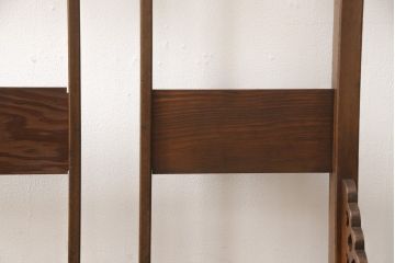 アンティークの弓立てをリペア&カスタム!幅をリサイズし、現状よりも1トーン濃い色味に着色仕上げ。(弓道、矢、武具)