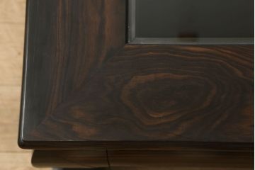 ビンテージの座卓をリペア&カスタム!天板をくり抜きガラス天板をはめ込み。ショーケース付き座卓にリメイク。ディスプレイスペースは鍵付きの引き出し仕様に加工。(ローテーブル、センターテーブル、ヴィンテージ)