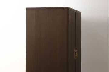 伝統工芸士・中沢和夫作の加茂桐箪笥をリペア&カスタム!オーク系の着色仕上げ。(胴丸、総桐たんす、ワードローブ、衣装箪笥、和タンス、洋服タンス)