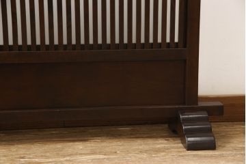松本民芸家具の衝立をリペア&カスタム!ご希望のサイズにカットし高さを調整。(つい立て、パーテーション)