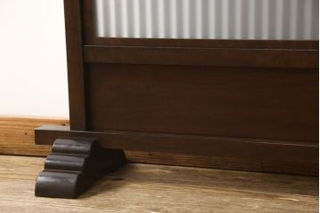 松本民芸家具の衝立をリペア&カスタム!ご希望のサイズにカットし高さを調整。(つい立て、パーテーション)