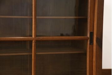 重ね収納棚上段の見た目を変えずに綺麗にリペア!ダメージを修復し、現状の色味をベースに着色仕上げ。(キャビネット、食器棚、戸棚、収納棚)
