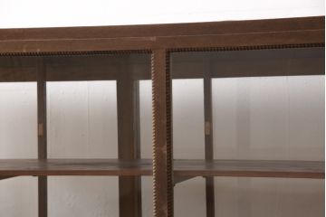 アンティークのガラスケースをリペア&カスタム!斜めだった棚板を水平に製作。(ショーケース、陳列棚)