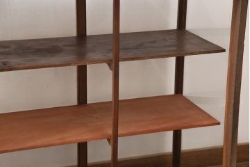 アンティークのガラスケースをリペア&カスタム!斜めだった棚板を水平に製作。(ショーケース、陳列棚)