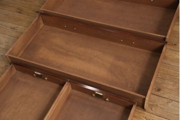 ビューローブックケースをリペア&カスタム!脚をカットし高さを調整。(収納棚、キャビネット、ワークデスク、在宅ワーク、在宅用)