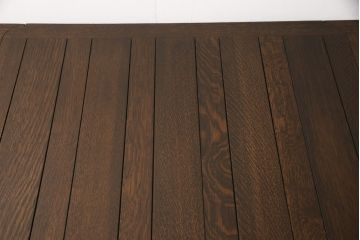 イギリスアンティークのテーブルの見た目を変えずに綺麗にリペア!1トーン落ち着いた色味に着色し、ワックス塗装仕上げ。(エクステンションテーブル、ダイニングテーブル、拡張式テーブル)