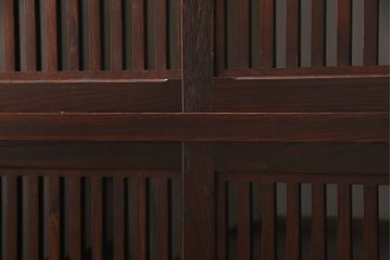 水屋箪笥をリペア&カスタム!上段収納部に栗材にて棚板製作。下段収納部にある棚板2枚を取り外し、新たに製作した棚板に交換。(食器棚、茶箪笥、戸棚、収納棚)