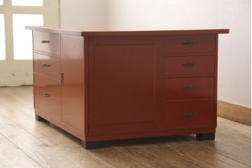 ローデスクをリペア&カスタム!新材にて脚を製作。色味はマットブラックにペイント。(机、在宅ワーク、在宅用センターテーブル)