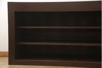 水屋箪笥をリペア&カスタム!棚板2枚製作し、天板落下防止の支えを取り外し。天板を新しく張り直し、内部補強。本体は現状をベース着色。(サイドボード、収納棚、戸棚、ローボード)