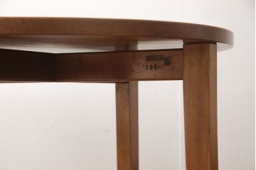 2way丸テーブルの見た目を変えずに綺麗にリペア!脚部のみ修繕・調整。(ちゃぶ台、座卓、カフェテーブル、コーヒーテーブル、サイドテーブル)
