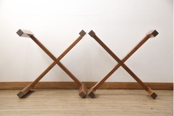 2way丸テーブルの見た目を変えずに綺麗にリペア!脚部のみ修繕・調整。(ちゃぶ台、座卓、カフェテーブル、コーヒーテーブル、サイドテーブル)