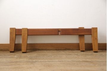 2way丸テーブルの見た目を変えずに綺麗にリペア!脚部のみ修繕・調整。(ちゃぶ台、座卓、カフェテーブル、コーヒーテーブル、サイドテーブル)