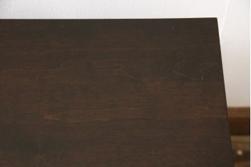 テレビ台をリペア&カスタム!元々ある4つの配線穴を繋いで、長方形の1つの配線へ加工。(ローボード、リビングボード、サイドボード)
