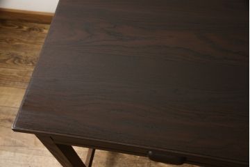 片袖デスクをリペア&カスタム!本体は現状をベースにして1トーン程落ち着いた色味に着色。(ワークデスク、机、在宅ワーク、在宅用)