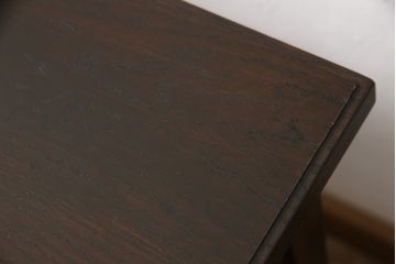 片袖デスクをリペア&カスタム!本体は現状をベースにして1トーン程落ち着いた色味に着色。(ワークデスク、机、在宅ワーク、在宅用)