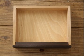 L型ビューローをリペア&カスタム!指定の位置に配線穴開け加工。(チェスト、引き出し、ヴィンテージ)