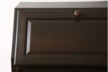 L型ビューローをリペア&カスタム!指定の位置に配線穴開け加工。(チェスト、引き出し、ヴィンテージ)