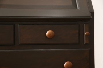 L型ビューローをリペア&カスタム!指定の位置に配線穴開け加工。(チェスト、引き出し、ヴィンテージ)