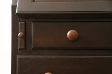 L型ビューローをリペア&カスタム!指定の位置に配線穴開け加工。(チェスト、引き出し、ヴィンテージ)