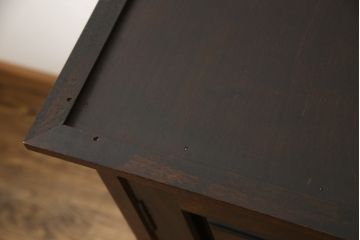 和タンスをリペア&カスタム!上段は台輪を、下段は天板を製作してそれぞれ取り付け。(チェスト、引き出し、洋服タンス)