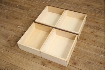 食器棚をリペア&カスタム!下段左側に棚板1枚製作し取り付け、棚ダボを2ヵ所追加。(キャビネット、戸棚、収納棚)