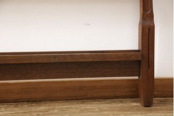 ベッドフレームをリペア&カスタム!ベッドの床面に合うようすのこを製作。色味は当店オーダー家具を参考に着色。(シングル、セミダブル)