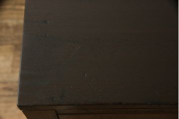 片袖デスクの見た目を変えずに綺麗にリペア!現状をベースに1トーン程落ち着いた色味に着色。(ワークデスク、机、在宅ワーク、在宅用)